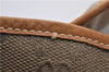 Authentic GUCCI Shoulder Hand Bag Purse GG Canvas Leather Brown 5728D