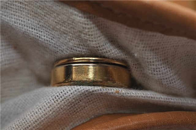 Authentic GUCCI Shoulder Hand Bag Purse GG Canvas Leather Brown 5728D