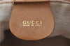 Authentic GUCCI Shoulder Hand Bag Purse GG Canvas Leather Brown 5728D