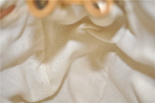 Authentic GUCCI Shoulder Hand Bag Purse GG Canvas Leather Brown 5728D