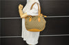 Authentic GUCCI Shoulder Hand Bag Purse GG Canvas Leather Brown 5728D