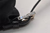 Authentic FENDI Mamma Baguette Shoulder Hand Bag Jersey Leather Black 5728I