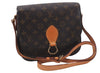 Auth Louis Vuitton Monogram Saint Cloud GM Shoulder Cross Bag M51242 LV 5729D