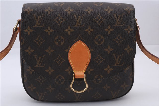 Auth Louis Vuitton Monogram Saint Cloud GM Shoulder Cross Bag M51242 LV 5729D