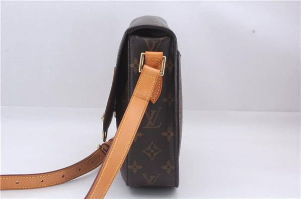 Auth Louis Vuitton Monogram Saint Cloud GM Shoulder Cross Bag M51242 LV 5729D