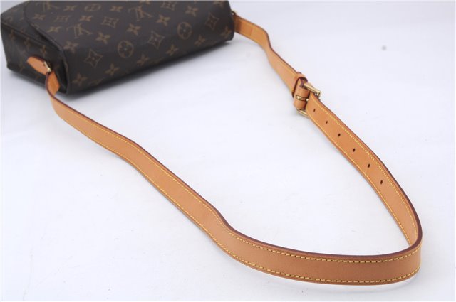Auth Louis Vuitton Monogram Saint Cloud GM Shoulder Cross Bag M51242 LV 5729D