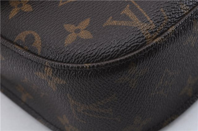 Auth Louis Vuitton Monogram Saint Cloud GM Shoulder Cross Bag M51242 LV 5729D