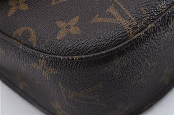 Auth Louis Vuitton Monogram Saint Cloud GM Shoulder Cross Bag M51242 LV 5729D