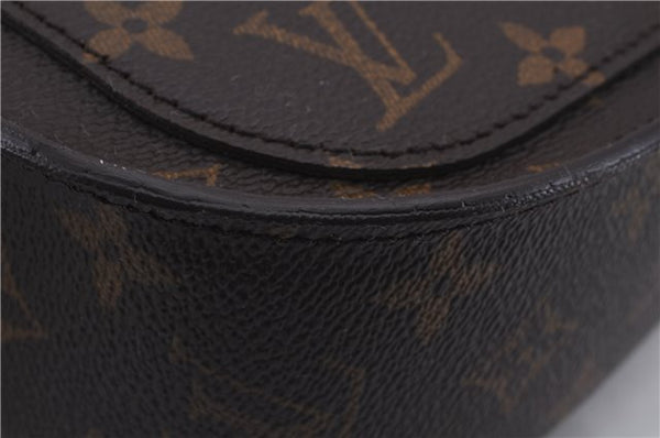 Auth Louis Vuitton Monogram Saint Cloud GM Shoulder Cross Bag M51242 LV 5729D