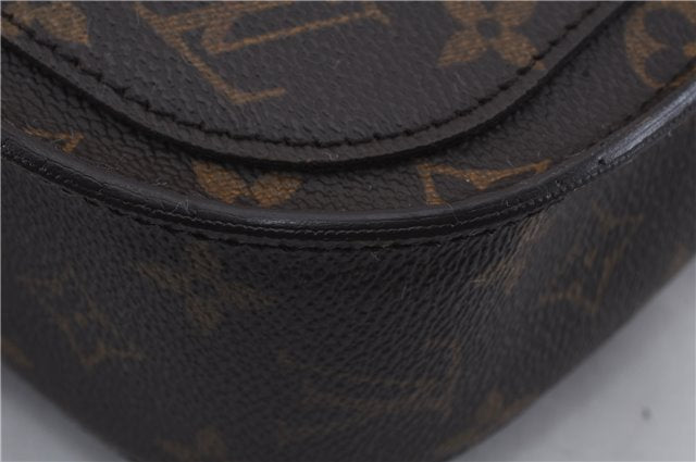 Auth Louis Vuitton Monogram Saint Cloud GM Shoulder Cross Bag M51242 LV 5729D