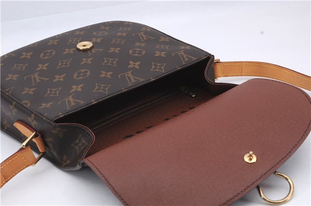 Auth Louis Vuitton Monogram Saint Cloud GM Shoulder Cross Bag M51242 LV 5729D