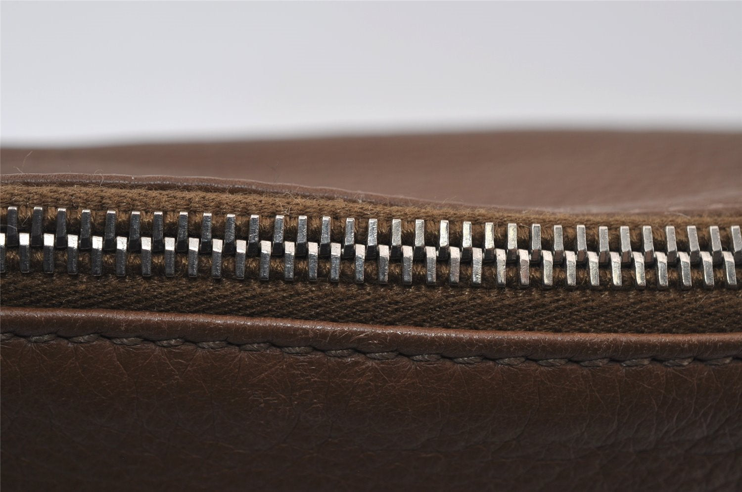 Authentic GUCCI Interlocking G Shoulder Cross Bag Leather 268244 Brown 5730I