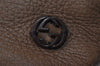 Authentic GUCCI Interlocking G Shoulder Cross Bag Leather 268244 Brown 5730I