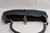Authentic GUCCI Bamboo Kandinsky Shoulder Bag Canvas Leather 0014061 Black 5732I
