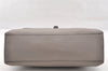 Authentic GUCCI Bamboo Daily 2Way Hand Shoulder Bag Leather 370831 Gray 5733I