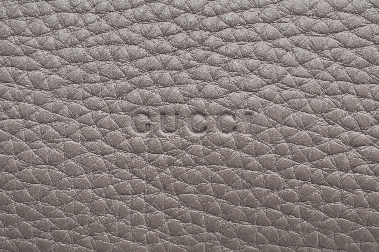 Authentic GUCCI Bamboo Daily 2Way Hand Shoulder Bag Leather 370831 Gray 5733I