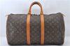 Authentic Louis Vuitton Monogram Keepall 45 Travel Boston Bag M41428 LV 5734E