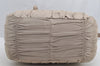 Authentic PRADA Nappa Gaufre 2Way Shoulder Hand Bag Leather White 5736I