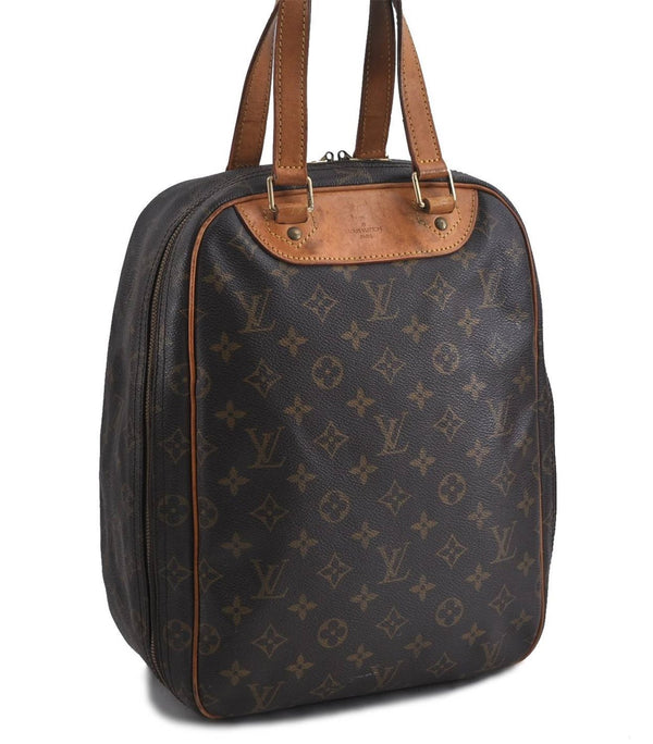 Authentic LOUIS VUITTON Monogram Excursion Hand Bag M41450 LV 5738C