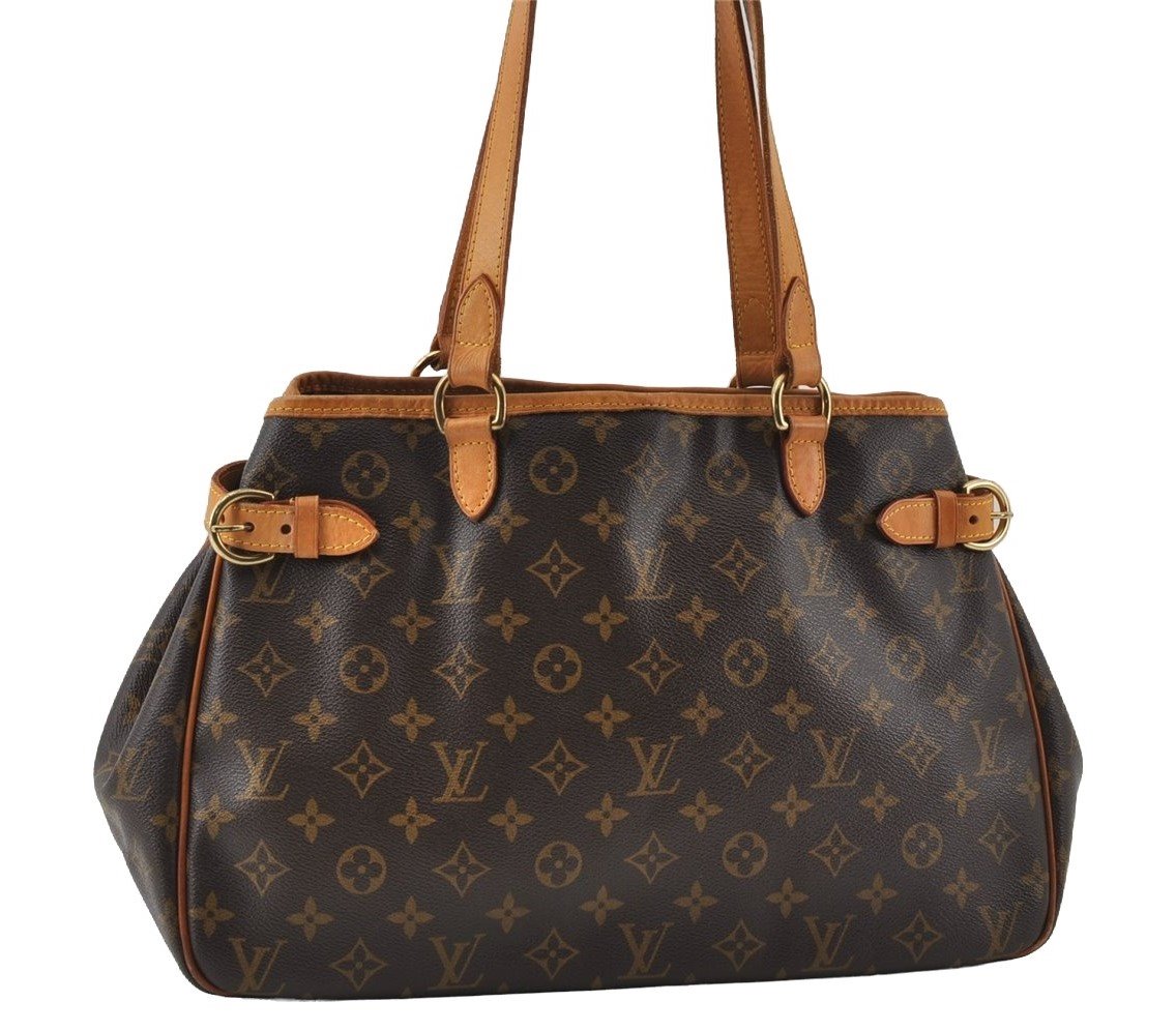 Authentic Louis Vuitton Monogram Batignolles Horizontal Tote Bag M51154 LV 5741I