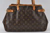 Authentic Louis Vuitton Monogram Batignolles Horizontal Tote Bag M51154 LV 5741I