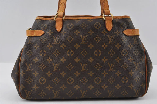 Authentic Louis Vuitton Monogram Batignolles Horizontal Tote Bag M51154 LV 5741I