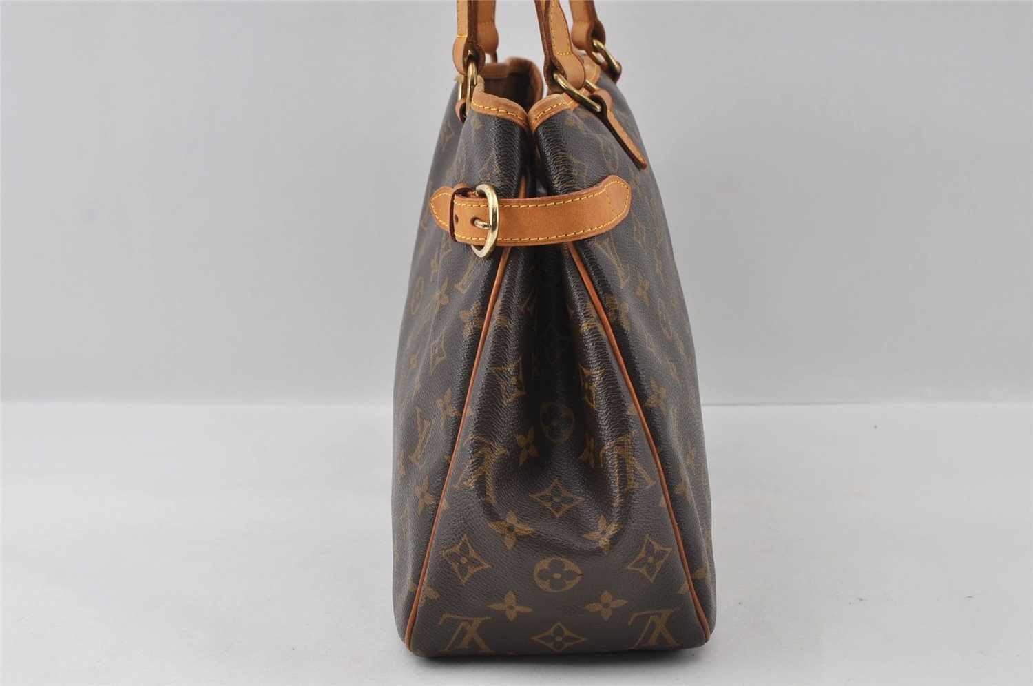 Authentic Louis Vuitton Monogram Batignolles Horizontal Tote Bag M51154 LV 5741I