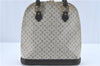 Auth Louis Vuitton Monogram Mini Alma Hout Hand Bag Khaki Beige M92203 LV 5742C