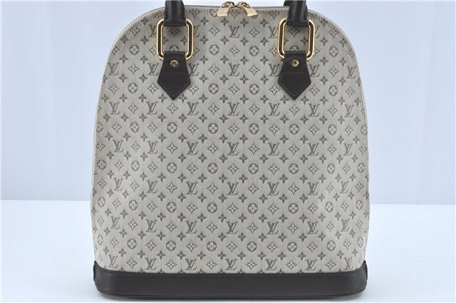 Auth Louis Vuitton Monogram Mini Alma Hout Hand Bag Khaki Beige M92203 LV 5742C