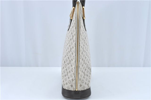 Auth Louis Vuitton Monogram Mini Alma Hout Hand Bag Khaki Beige M92203 LV 5742C
