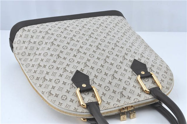 Auth Louis Vuitton Monogram Mini Alma Hout Hand Bag Khaki Beige M92203 LV 5742C