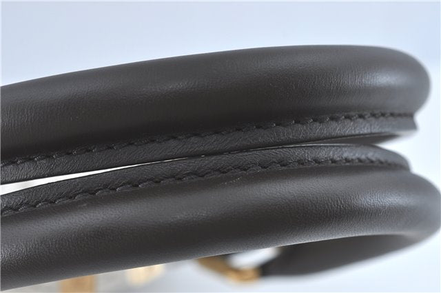 Auth Louis Vuitton Monogram Mini Alma Hout Hand Bag Khaki Beige M92203 LV 5742C