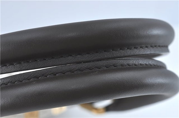 Auth Louis Vuitton Monogram Mini Alma Hout Hand Bag Khaki Beige M92203 LV 5742C