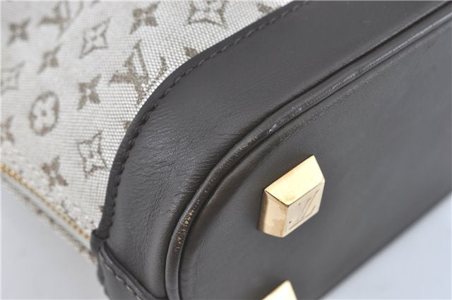 Auth Louis Vuitton Monogram Mini Alma Hout Hand Bag Khaki Beige M92203 LV 5742C