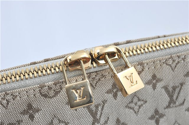 Auth Louis Vuitton Monogram Mini Alma Hout Hand Bag Khaki Beige M92203 LV 5742C