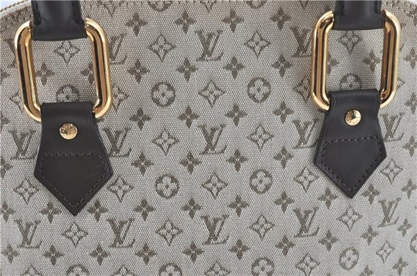 Auth Louis Vuitton Monogram Mini Alma Hout Hand Bag Khaki Beige M92203 LV 5742C