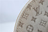 Auth Louis Vuitton Monogram Mini Alma Hout Hand Bag Khaki Beige M92203 LV 5742C