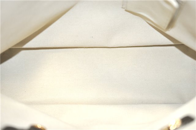 Auth Louis Vuitton Monogram Mini Alma Hout Hand Bag Khaki Beige M92203 LV 5742C