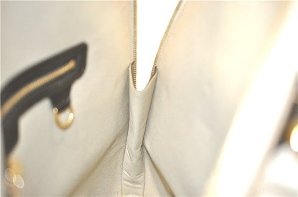 Auth Louis Vuitton Monogram Mini Alma Hout Hand Bag Khaki Beige M92203 LV 5742C