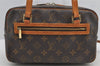 Authentic Louis Vuitton Monogram Cite MM Shoulder Bag M51182 LV Junk 5742I