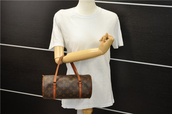Authentic Louis Vuitton Monogram Papillon 26 Hand Bag Old Model LV 5743D