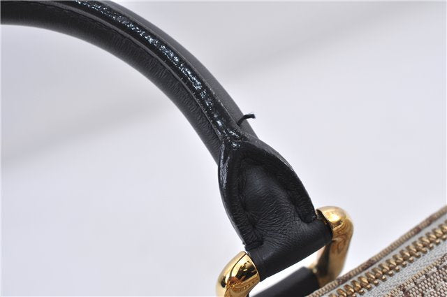 Authentic LOUIS VUITTON Monogram Mini Alma Ron Hand Bag Blue M92205 LV 5744C