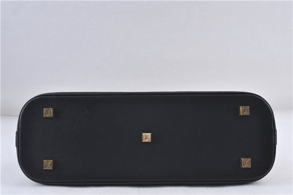 Authentic LOUIS VUITTON Monogram Mini Alma Ron Hand Bag Blue M92205 LV 5744C