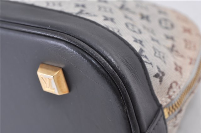 Authentic LOUIS VUITTON Monogram Mini Alma Ron Hand Bag Blue M92205 LV 5744C