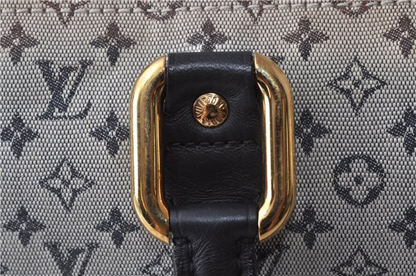 Authentic LOUIS VUITTON Monogram Mini Alma Ron Hand Bag Blue M92205 LV 5744C