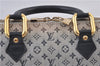 Authentic LOUIS VUITTON Monogram Mini Alma Ron Hand Bag Blue M92205 LV 5744C