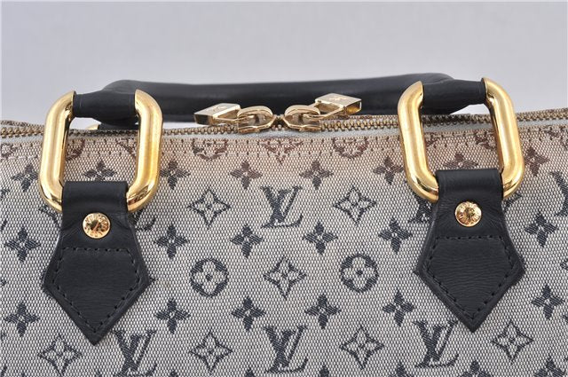 Authentic LOUIS VUITTON Monogram Mini Alma Ron Hand Bag Blue M92205 LV 5744C