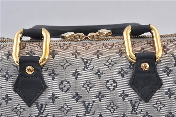 Authentic LOUIS VUITTON Monogram Mini Alma Ron Hand Bag Blue M92205 LV 5744C
