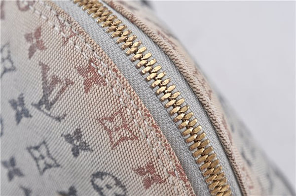 Authentic LOUIS VUITTON Monogram Mini Alma Ron Hand Bag Blue M92205 LV 5744C