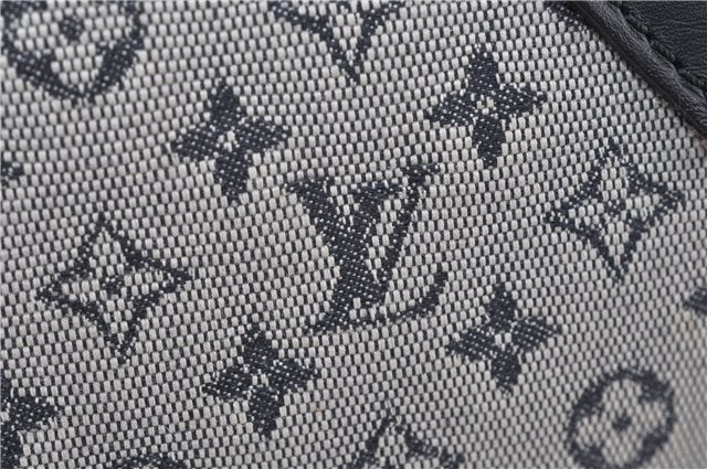 Authentic LOUIS VUITTON Monogram Mini Alma Ron Hand Bag Blue M92205 LV 5744C